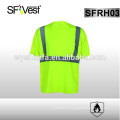 FR fita reflexiva a prova de fogo HI VIS segurança t-shirt